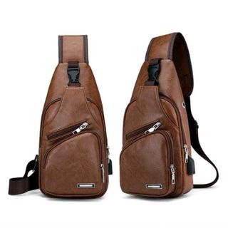 túi da khoá chéo nam