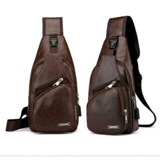 túi da khoá chéo nam