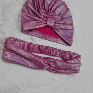 Set nơ cho mẹ và turban cho bé