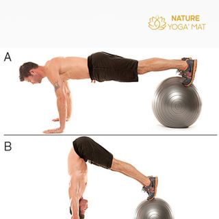 Bóng Tập Yoga NYM Cao Cấp Không Gai – Tặng Kèm Bơm
