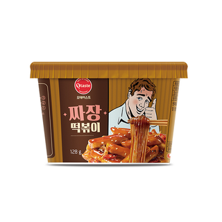 Bánh gạo tokpokki miến sốt cay và miến sốt tương đen Hàn Quốc