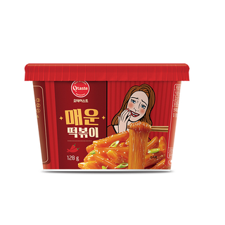 Bánh gạo tokpokki miến sốt cay và miến sốt tương đen Hàn Quốc