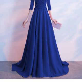 đầm dạ hội maxi tay lỡ