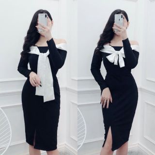 đầm body kết nơ