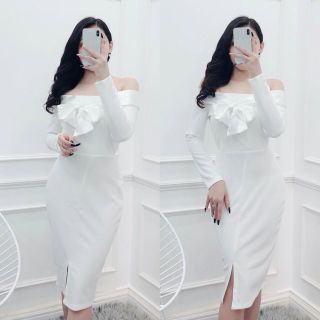 đầm body kết nơ