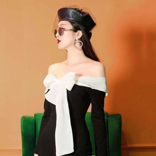 đầm body kết nơ