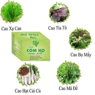 Cốm ho thảo dược SKV dứt điểm đau họng sưng viêm cam kết nhập