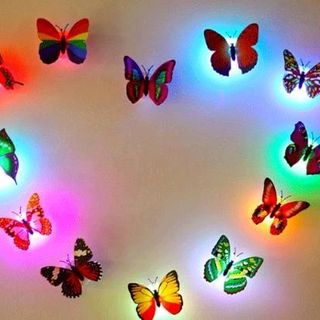 bươm bướm có đèn led dán tường kiểu đẹp