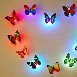 bươm bướm có đèn led dán tường kiểu đẹp giá sỉ