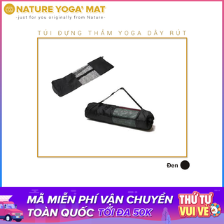 TÚI ĐỰNG THẢM YOGA DÂY RÚT Màu Đen