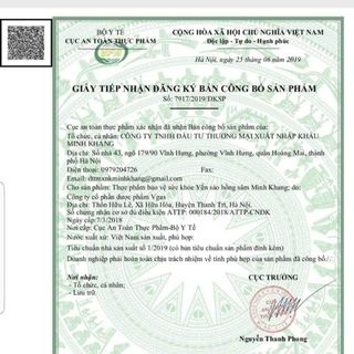 YẾN SÀO HỒNG SÂM MINH KHANG