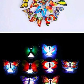 bươm bướm có đèn led dán tường kiểu y hình