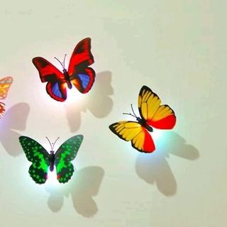 bươm bướm có đèn led dán tường kiểu y hình