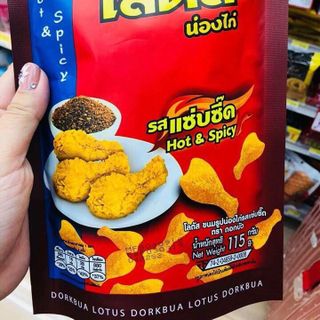 Snack đùi gà Thái Lan 2 vị cay và mật ong 115g