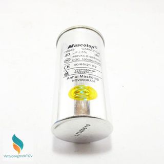 Tụ Mascotop CBB65 40mF±5 Dùng cho điều hòa