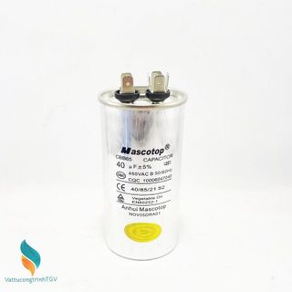 Tụ Mascotop CBB65 40mF±5 Dùng cho điều hòa