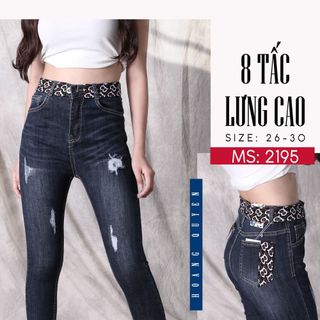 Quần jean nữ 8 tấc cao cấp Anfa