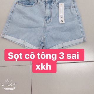 Quần sọt jean nữ cao cấp coton Anfa