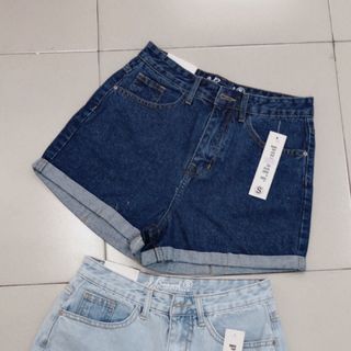 Quần sọt jean nữ cao cấp coton Anfa