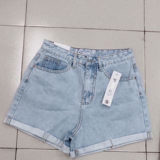 Quần sọt jean nữ cao cấp coton Anfa
