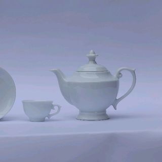 bộ ấm chén bộ trà in logo giá rẻ bộ cát tường trắng