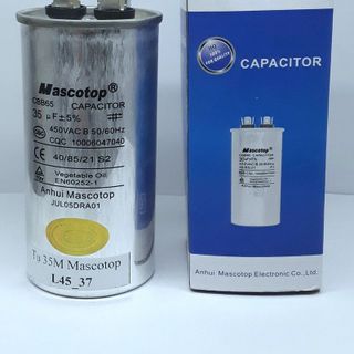 Tụ Mascotop CBB65 35mF± 5 Dùng cho điều hòa