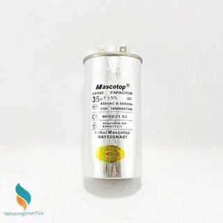 Tụ Mascotop CBB65 35mF± 5 Dùng cho điều hòa