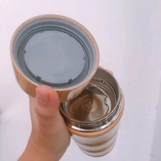 bình giữ nhiệt vỏ tre có khấc