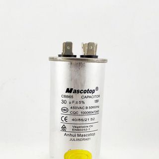 Tụ Mascotop CBB65 30uF±5 dùng cho Block điều hòa