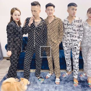 Bộ Pijama Dài Tay Chất Kate Thái