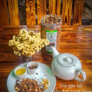 Trà gạo lứtđậu đen xanh lòng NM