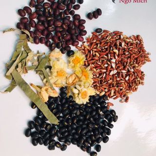 Trà gạo lứtđậu đen xanh lòng mix thảo mộc