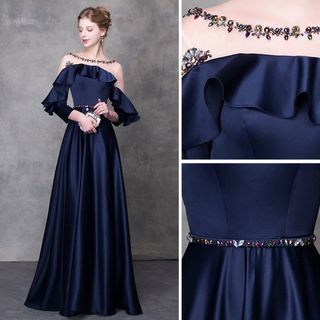 đầm maxi dạ hội tay lỡ