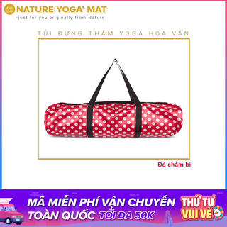 Túi Đựng Thảm Yoga Hoa Văn Cao Cấp NYM Họa Tiết
