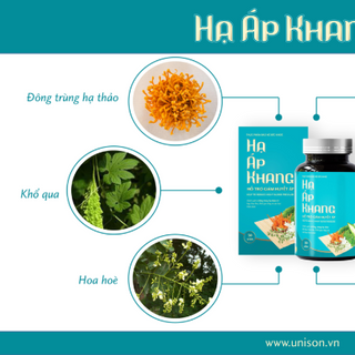 Hạ Áp Khang – Viên Uống Hỗ Trợ Điều Trị Cao Huyết Áp Hộp 30 Viên