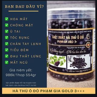 HÀ THỦ Ô ĐỎ PHẠM GIA GOLD 3 Giá tốt