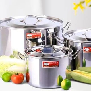 Nồi lửng Nồi luộc gà bếp từ 28cm(10lit) - inox Thuận Phát