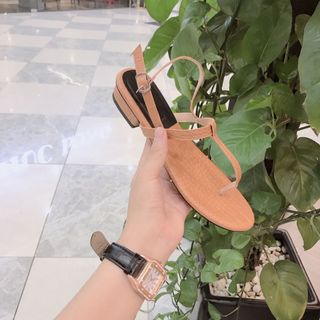 Giày sandal da ran