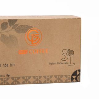 Hộp Cà Phê Hòa Tan GBF COFFEE 3 Trong 1 16g x 20 gói