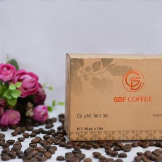 Hộp Cà Phê Hòa Tan GBF COFFEE 3 Trong 1 16g x 20 gói