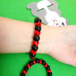 chuỗi đeo tay phong thủy mix đỏ