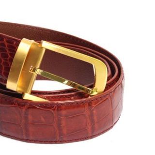 Thắt lưng da cá sấu thật - Size 40 nối