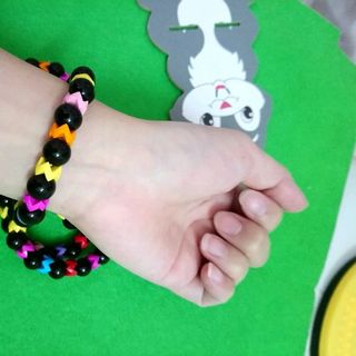 chuỗi đeo tay đá đen mix vòng tay đá đen