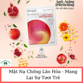 Mặt Nạ Việt - Nhật - Dưỡng Ẩm - Trắng sáng - Chống Lão Hóa Vượt Bậc - Miung Lab