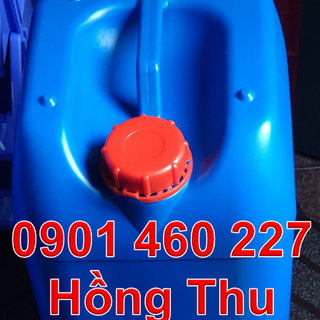 Thùng nhựa xanh 30 lít can nhựa xanh 25 lít đựng hóa chất can vuông trắng 20 lít đựng hóa chất tại TPHCM
