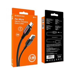 Cáp Sạc Truyền Dữ Liệu BOROFONE BU14 12m Cổng Micro USB