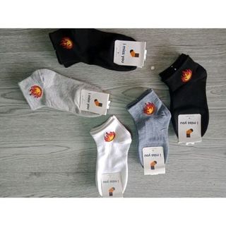 vớ cổ ngắn tim lửa