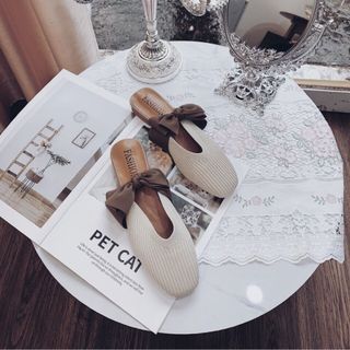 Dép dục nơ thun