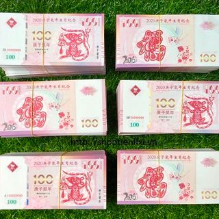Tiền Con Chuột Macao 100 Patacas