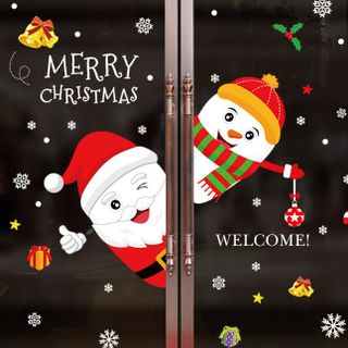 Decal dán tường ông già noel - XH6253 giá sỉ